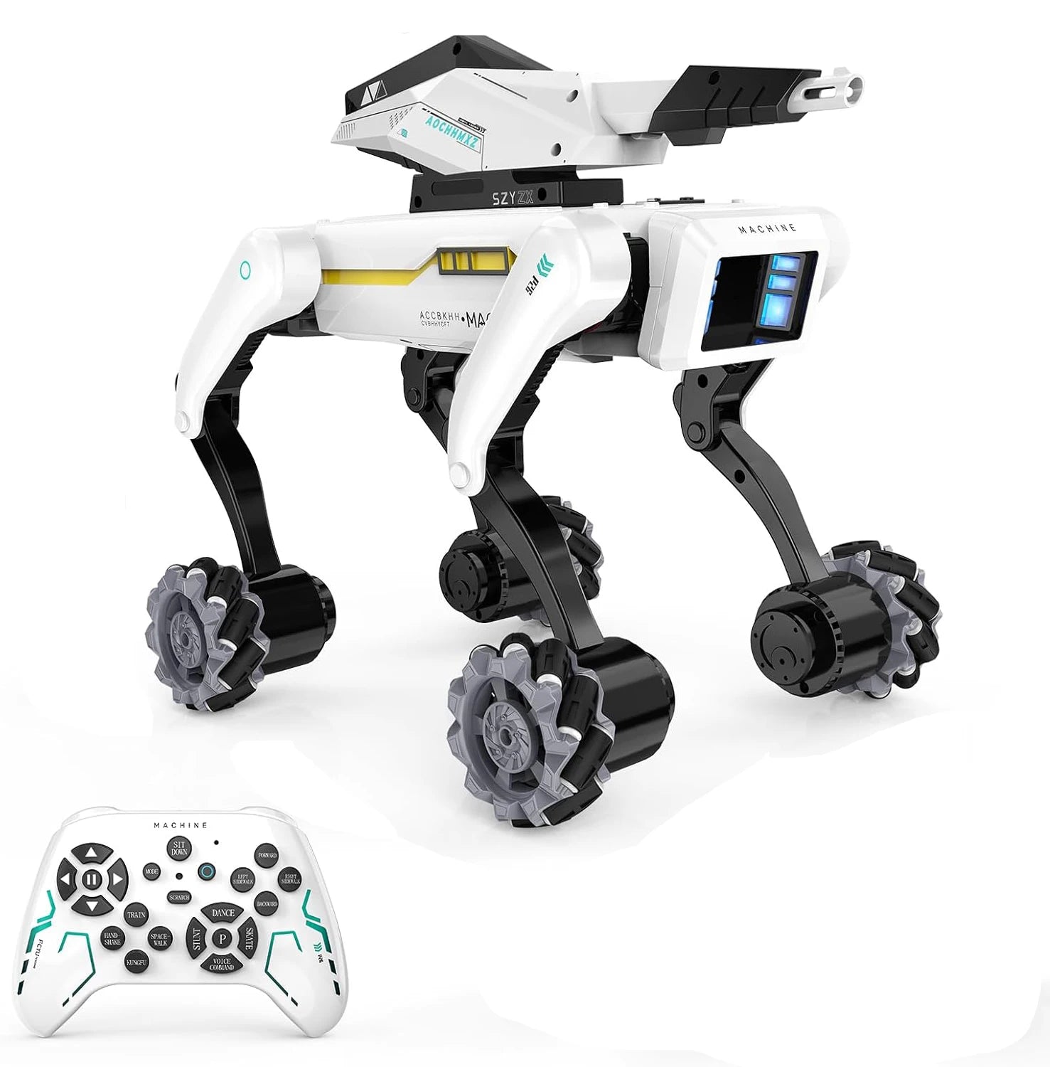 Smart AI Robot Dog Toy – Voice Control & App Programmable RC Robot for Kids