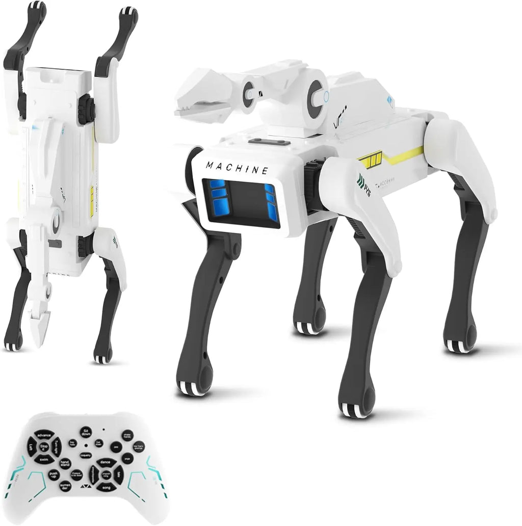 Smart AI Robot Dog Toy – Voice Control & App Programmable RC Robot for Kids