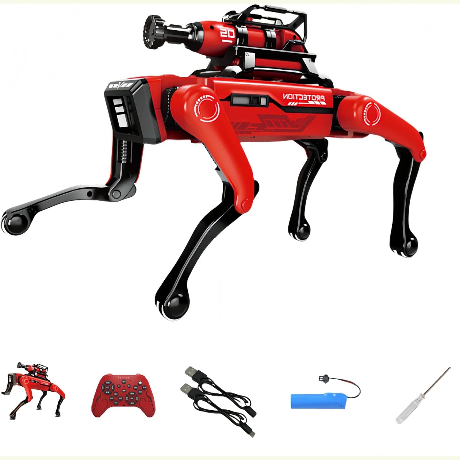 Smart AI Robot Dog Toy – Voice Control & App Programmable RC Robot for Kids